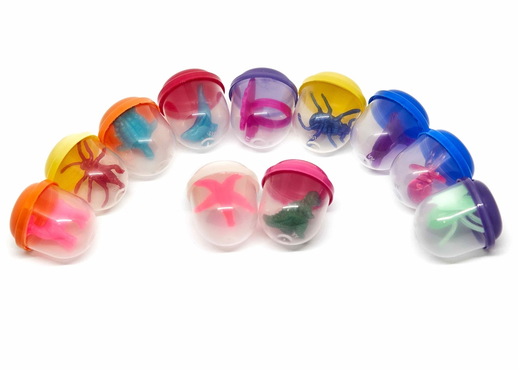 Kit B 2000 juguetes y cápsulas ovaladas de 1.1"