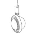 Rodo sin freno para pedestal BS800 Beaver