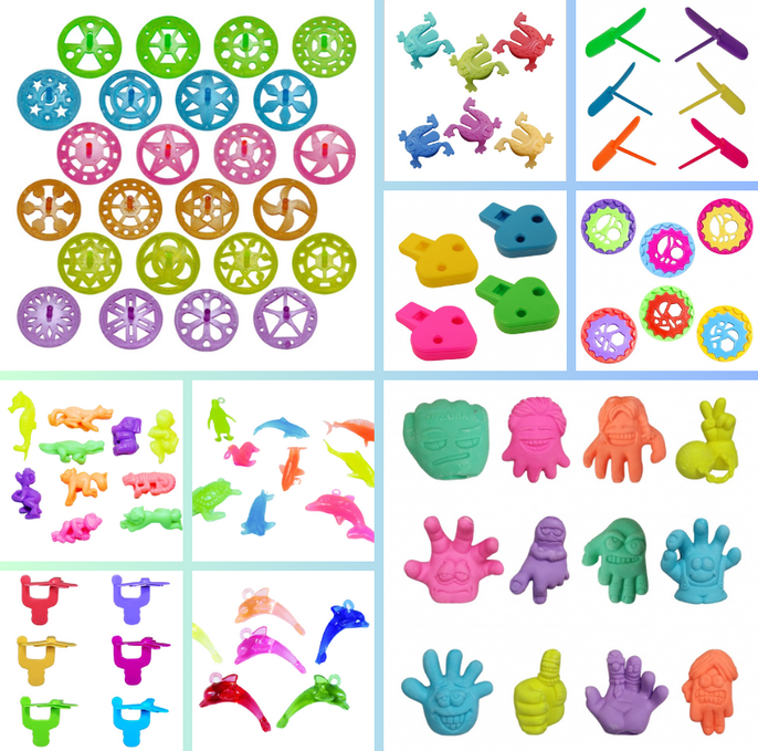 Kit D 2000 juguetes sueltos para cápsula 2" (no incluye cápsulas)