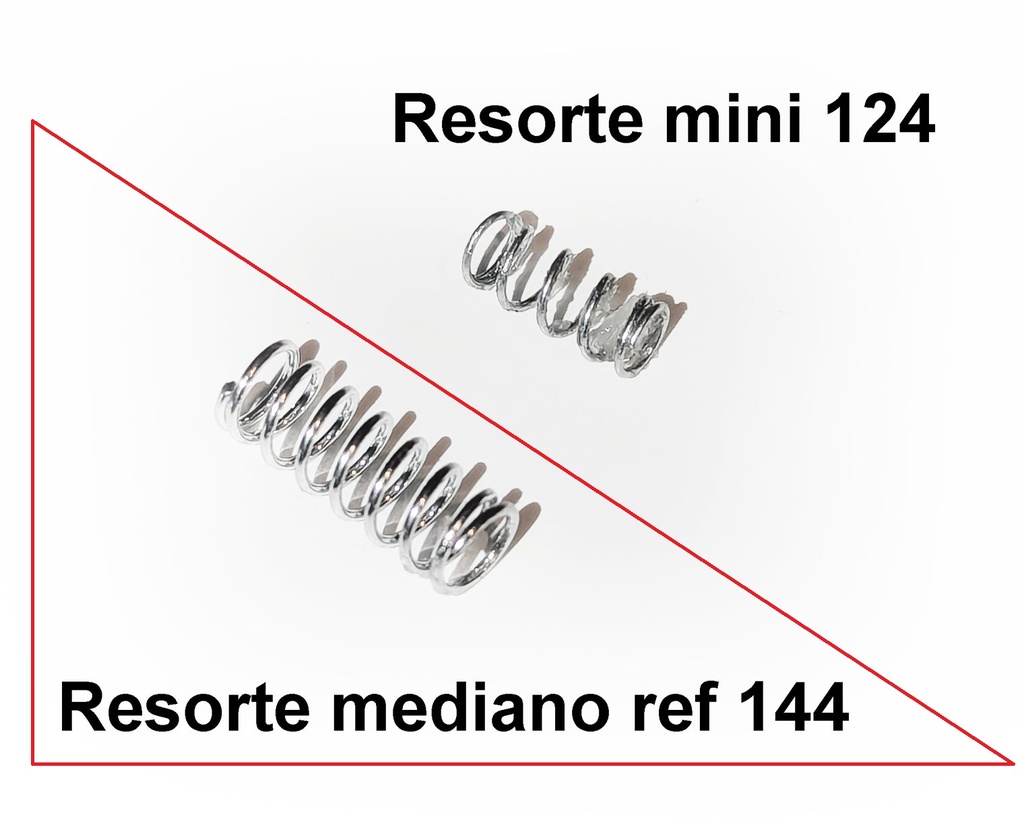 Resorte mediano ref 144 para monedero 2x1