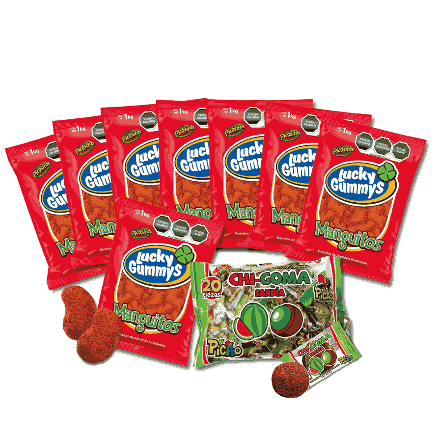 Promo 8 Manguitos kg + 1 Chi-Goma Picao