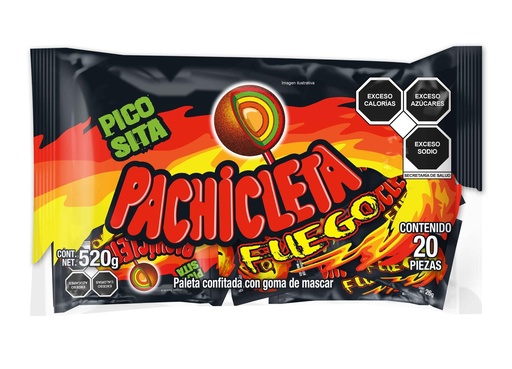 [GOMU200] FUEGO Pachicleta Bolsa 20u