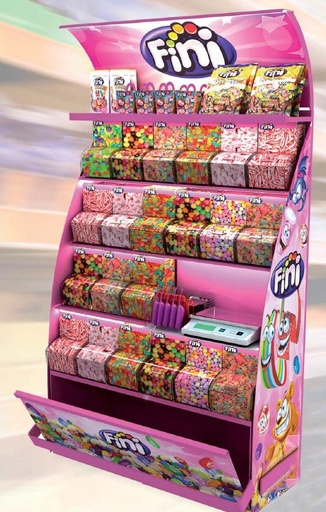 [KIO001] Kiosco FINI con 21 recipientes iluminado