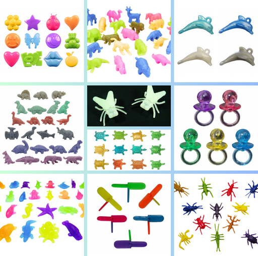 [JUGA016B] Kit B 2000 juguetes y cápsulas ovaladas de 1.1"