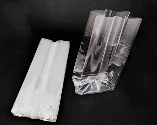 Bolsitas cristal con fuelle 1/2 lb y 1 lb