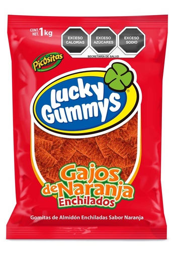 [GOMU010] Gajos de Naranja Enchilados - Lucky 1kg