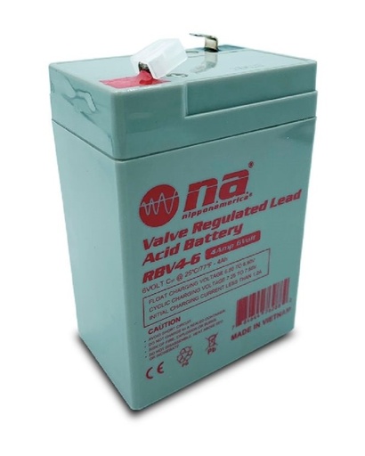 [WPA0005] Batería: 6 Voltios 4 AH de ácido de plomo