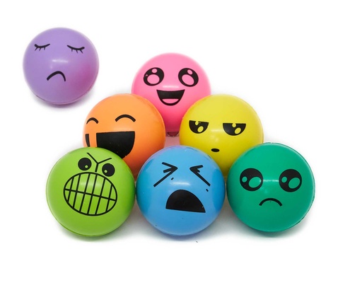 [JUGA022] PELOTA Gigante (45mm) EMOJI bolsa 50 uds