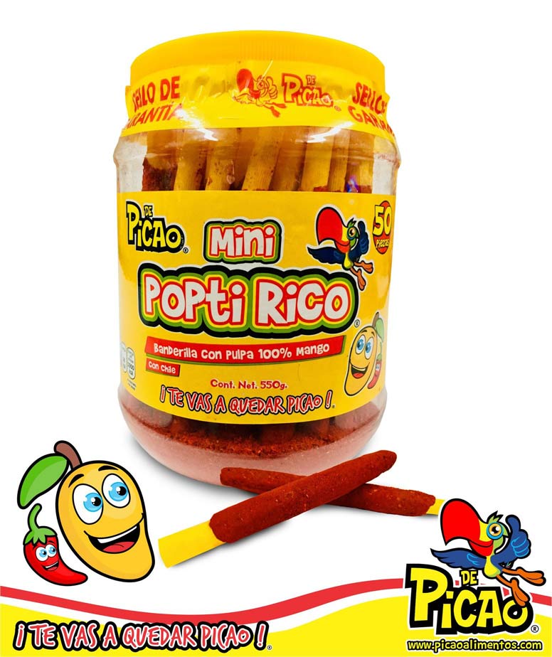 MINI POPTI RICO Mango - PICAO 50 banderillas 