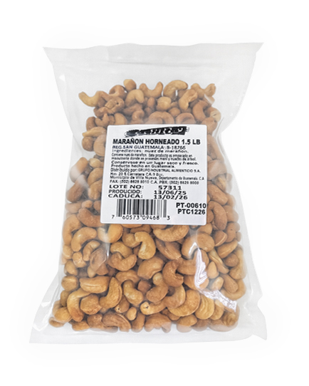 Maní Marañón horneado 1.5 lb