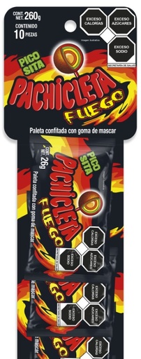 [GOMU203] Tira Pachicleta FUEGO 10u 260g